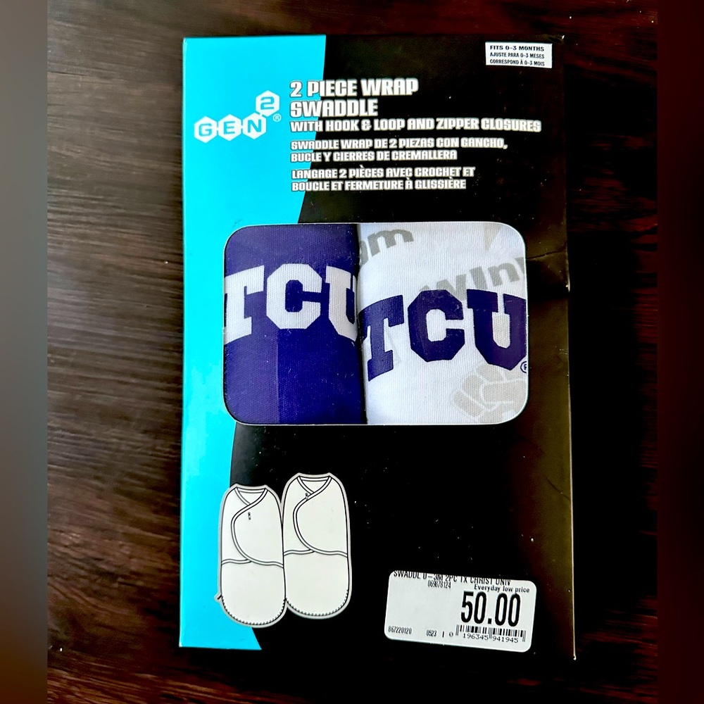 Texas Christian University Newborn Swaddles